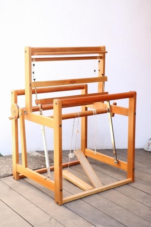 手織機さをり CH60本体(据え置き型) 組立済み (本体ワインダー付き