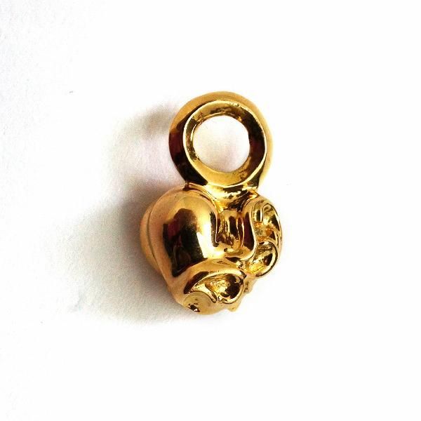 クロムハーツ スタック ハート チャーム 22金 ゴールド / CHROME