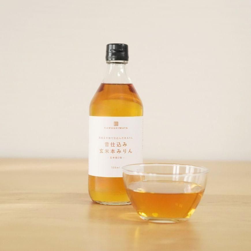 昔仕込み玄米本みりん500ml ｜国産玄米麹2倍量で仕込んだ旨味と甘味