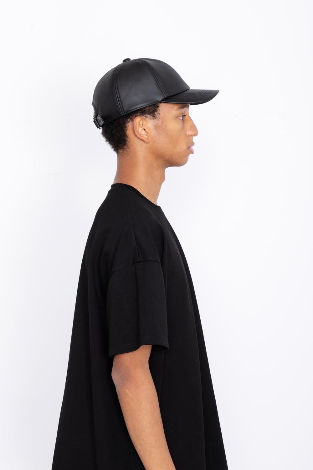 VICTIM × CA4LA [ヴィクティム×カシラ] LEATHER B.B CAP ＜レザー