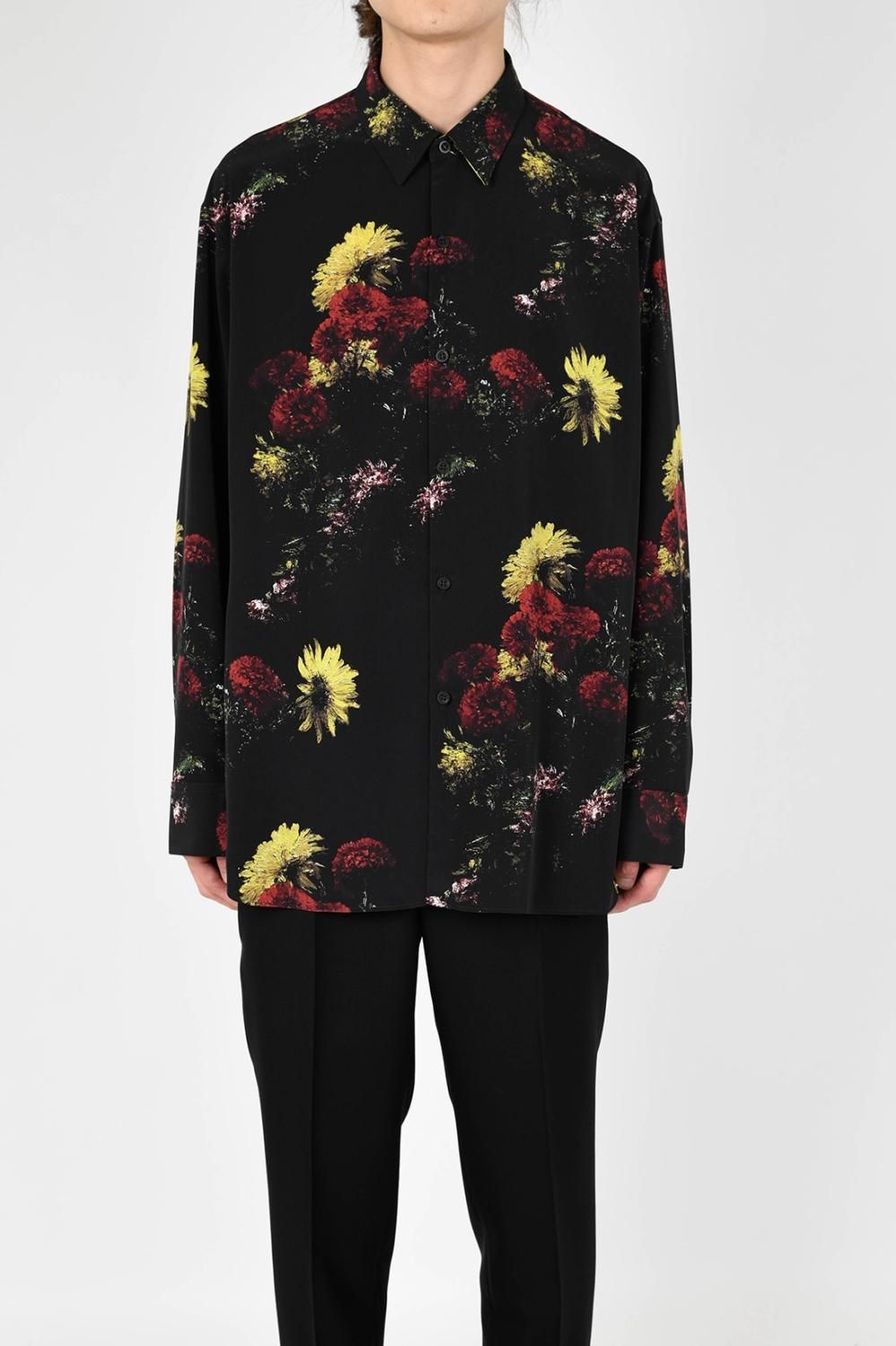 LAD MUSICIAN [ラッドミュージシャン] DECHINE FLOWER BIG SHIRT