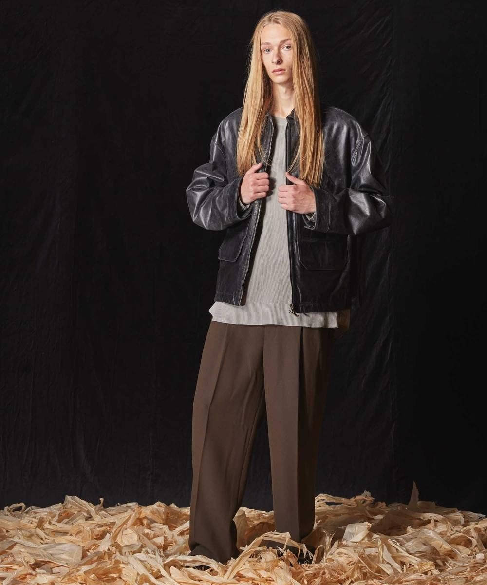 MAISON SPECIAL [メゾンスペシャル] Buffalo Leather Single Riders