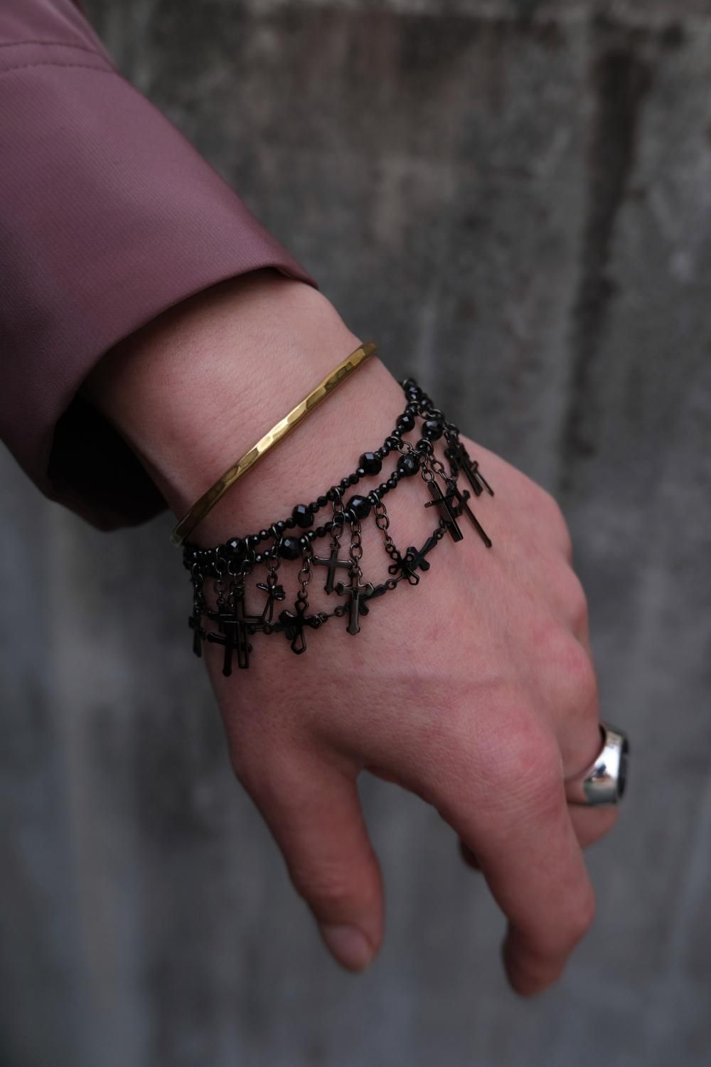 gunda [ガンダ] JUNK HEAVEN BRACELET 24-1/Spinel＜ジャンクヘブン