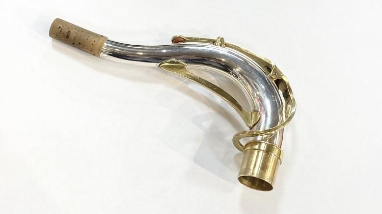 セルマーUSA テナーサックス用ネック スターリングシルバー 【服部