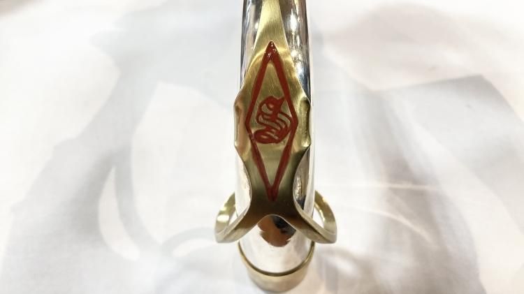 セルマーUSA テナーサックス用ネック スターリングシルバー 【服部