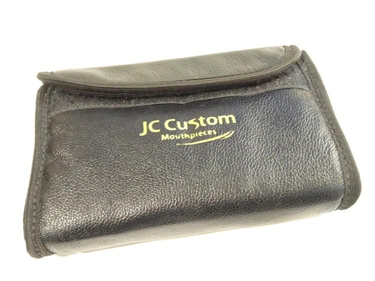 JCカスタム トランペット用マウスピースポーチ 8本収納 ブラック