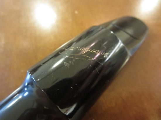 ヤナギサワクロッシュ特注 テナーサックスマウスピース ハードラバー