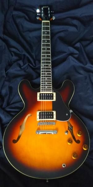 中古】BLITZ by ARIA BES-STD BS(Brown Sunburst) セミアコ - 中古楽器