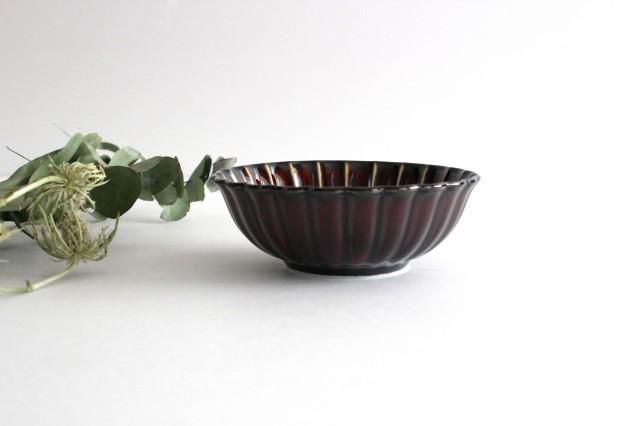 4寸鉢｜漆（茶）｜磁器｜ぎやまん｜美濃焼｜和食器通販｜うちる｜和