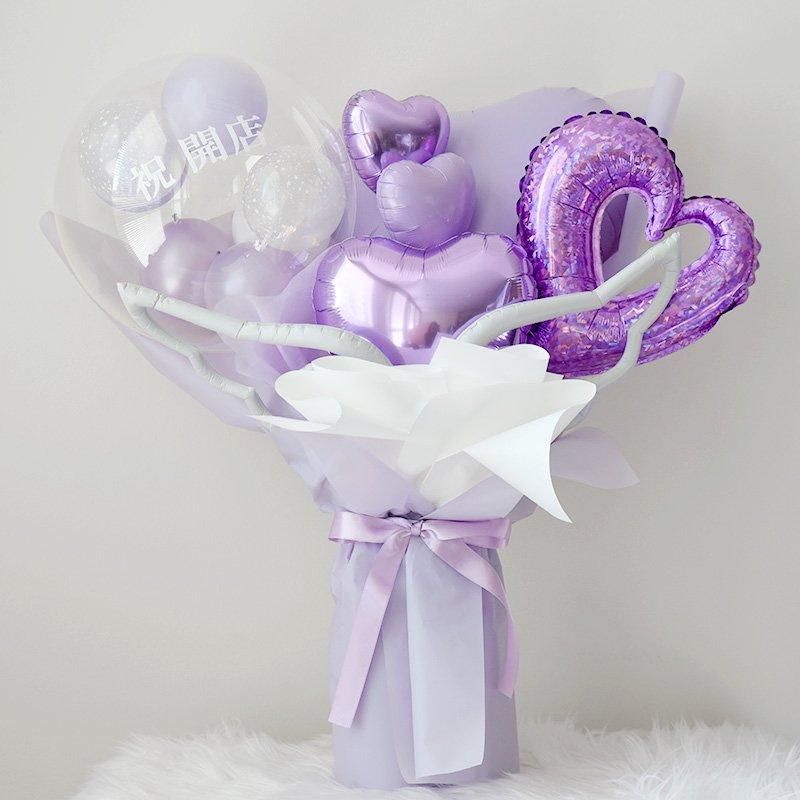 卒業 花束 大きい 80cm 名入れ Bigバルーンブーケ 【膨らませてお届け