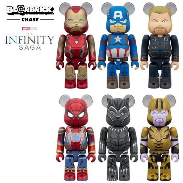 BE@RBRICK CHASE 【MARVEL INFINITY SAGA】クローズタイプ12個入