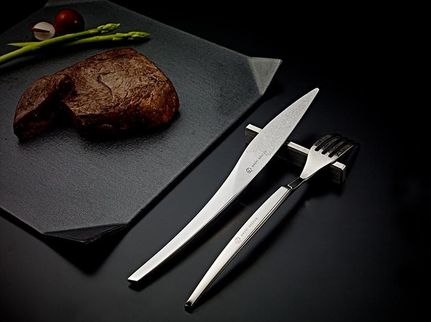 ステーキナイフ 『アシンメトリーSK08』 - 龍泉刃物 公式オンライン