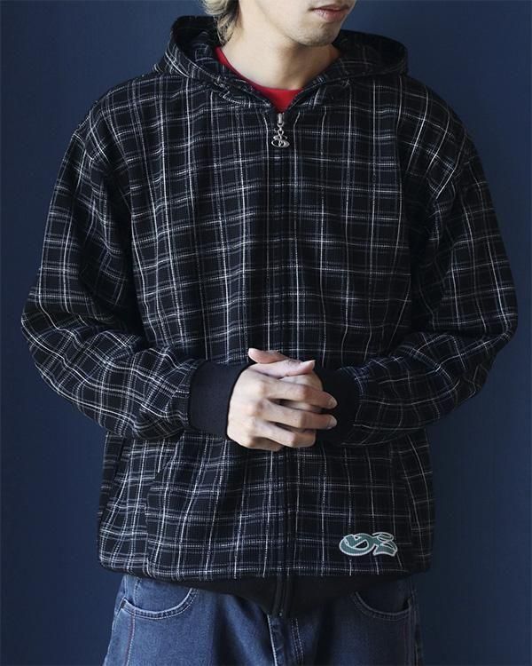 YARDSALE（ヤードセール）/ Check Waffle Hood - birnest