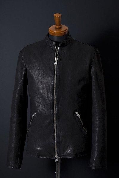 JAPAN CALF NATURAL DYED “GARMENT-WASH” SINGLE RIDERS No. 1927-05