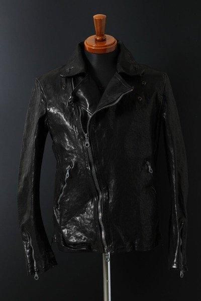 ITALY SHOULDER “GARMENT-DYED” DOUBLE RIDERS No. 1254-02 - ISAMU