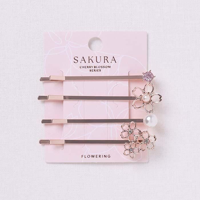 SAKURA｜透かし｜セットヘアピン｜フラワーリングオンラインストア