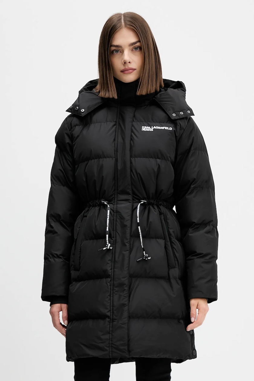 Парка Karl Lagerfeld Jeans цвет чёрный зимняя A4W15023 | ANSWEAR.ua