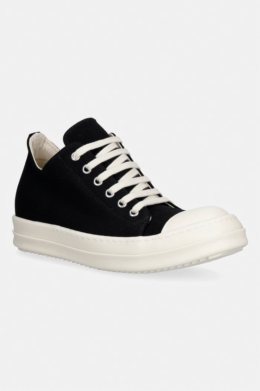 Rick Owens DRKSHDW plimsolls Jumbo Laces Abstract Low Sneak black