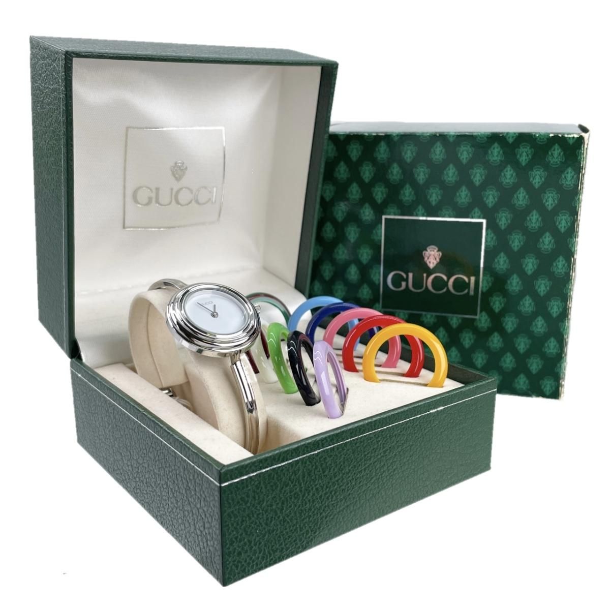 GUCCI チェンジベゼル ウォッチ | シルバー - LAYER VINTAGE