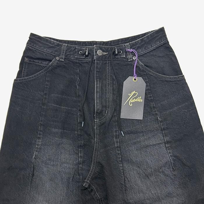 Needles | H.D. Buggy Pant | Jean / 12oz Denim | Black - Stripe-inc