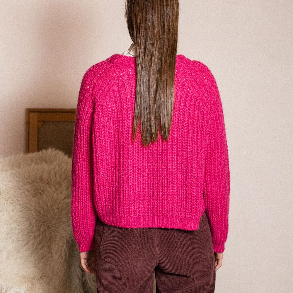 SALE】Louise Misha Jumper Salcea Fuchsia ルイーズミーシャ 透かし