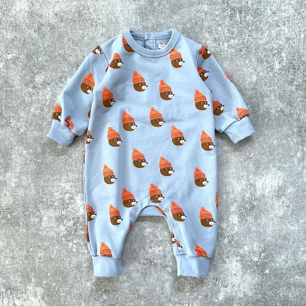 SALE】tinycottons BEARS ONE-PIECE dark grey タイニーコットンズ
