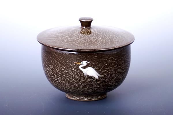 蓋付汲出碗「白鷺」 - 現川焼の伝統を守る全国唯一の窯元・臥牛窯の