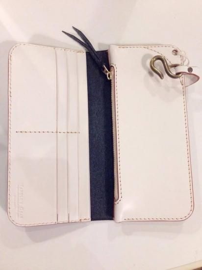 Harold's Gear】Black and White Leather Wallet - ハロルズギア
