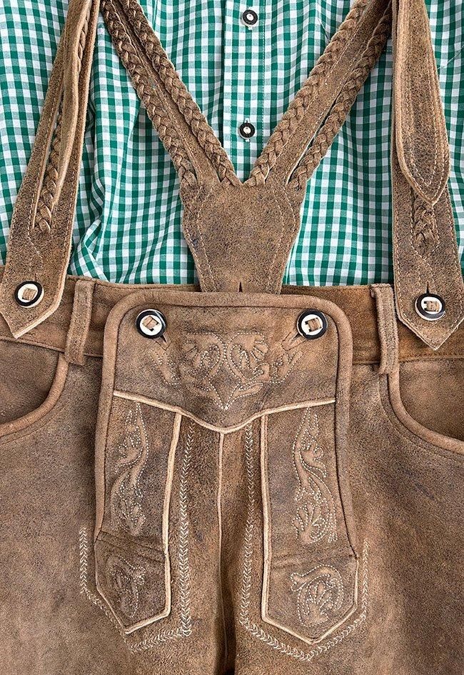 型番531□中古品： Countrylife男性用レーダーホーゼン：七分丈パンツ