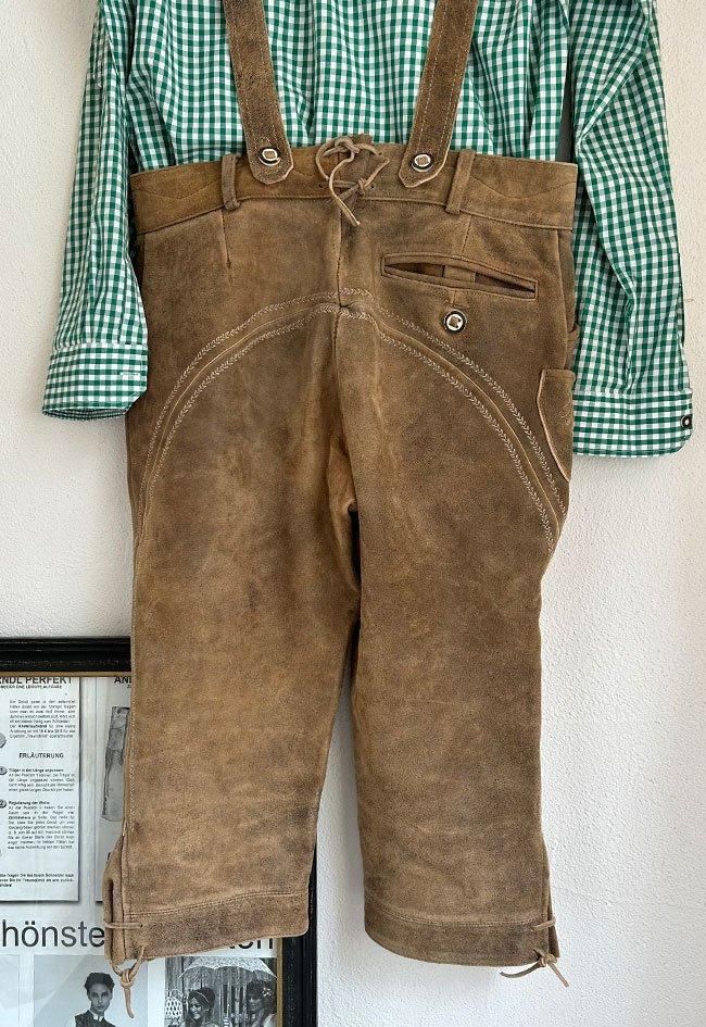 型番531□中古品： Countrylife男性用レーダーホーゼン：七分丈パンツ