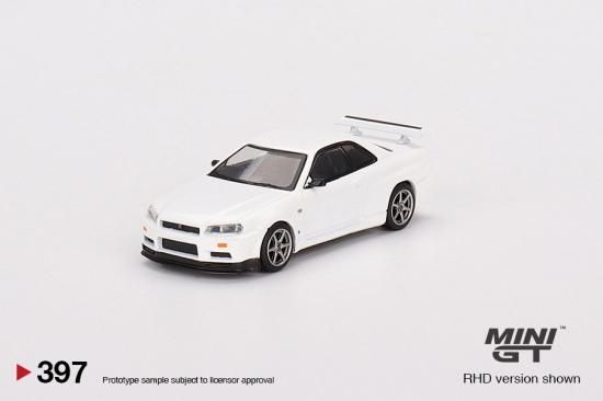 MINI GT 1/64 Nissan Skyline GT-R (R34) V-Spec N1 White - ミニカー