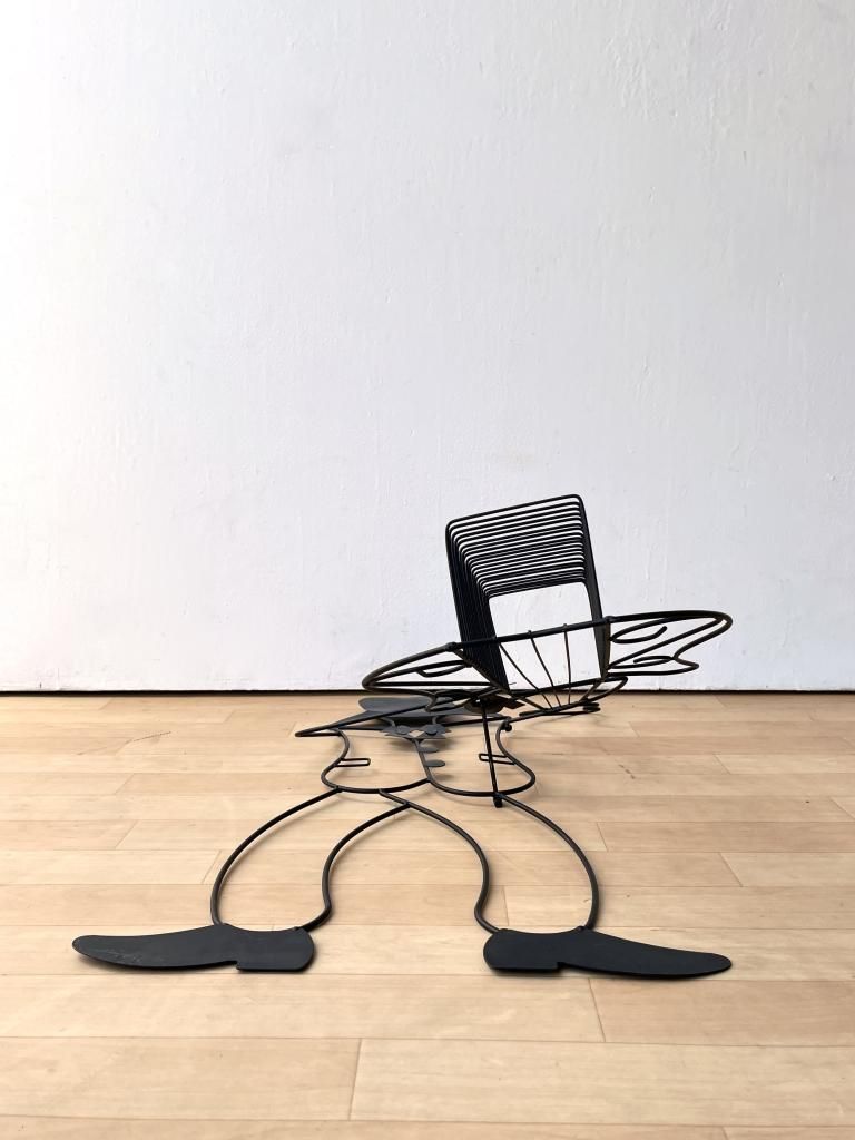 ヴィンテージ アイアン CDラック - アンティーク、ビンテージの