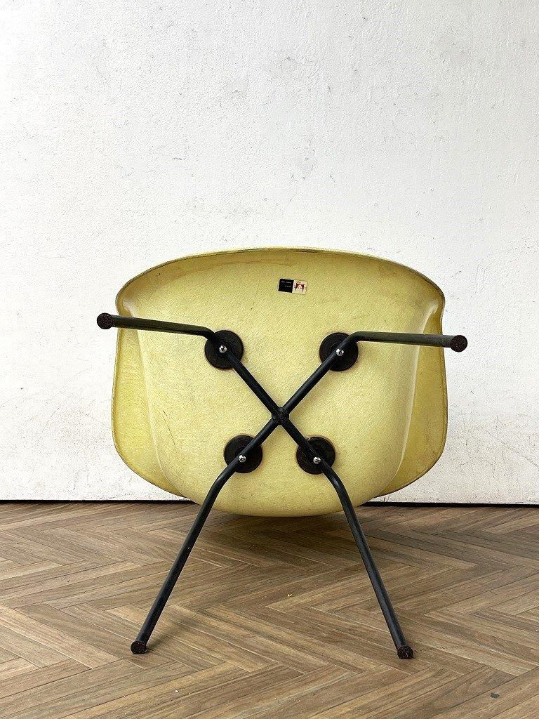 1950's ZENITH社製 1st Model イームズ Xベース アームシェルチェア