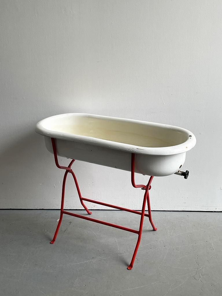 アンティーク ベビーバス(Red) - アンティーク、ビンテージの
