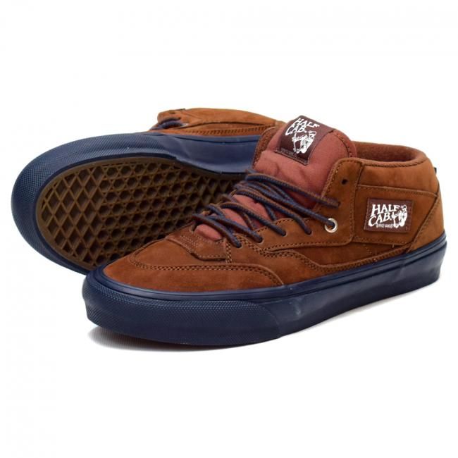 VANS x NICK MICHEL MN SKATE HALF CAB '92 / BROWN/NAVY（バンズ