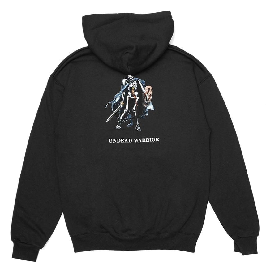 HOCKEY UNDEAD WARRIOR ZIP UP HOODIE / BLACK (ホッキー パーカー