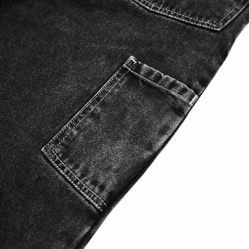 POLAR KNEE BIG BOY WORK JEANS / SILVER BLACK (ポーラー ビッグ