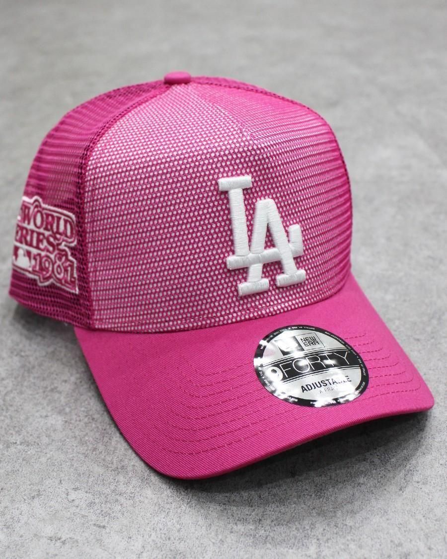 New Era MLB Los Angeles Dodgers 9Forty A-Frame Mesh Snapback Cap