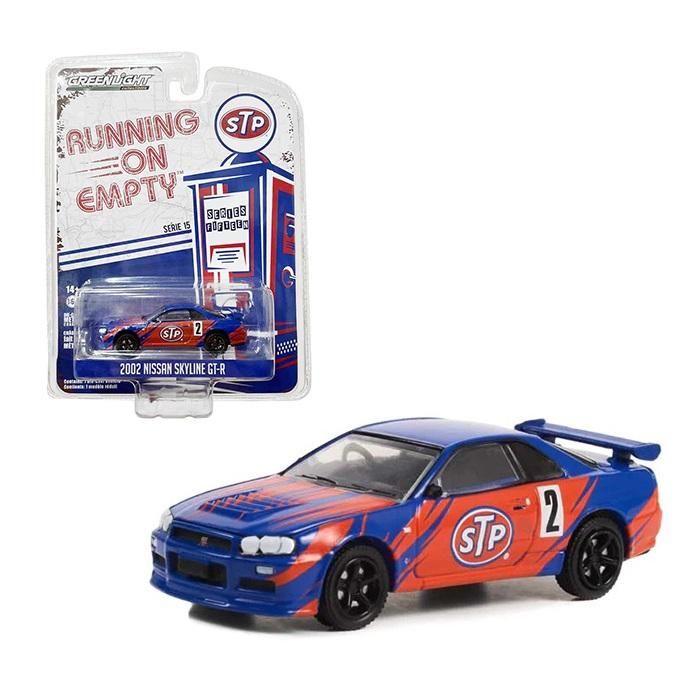 ミニカー GREENLIGHT 1/64スケール 日産スカイライン GT-R (R34) STP