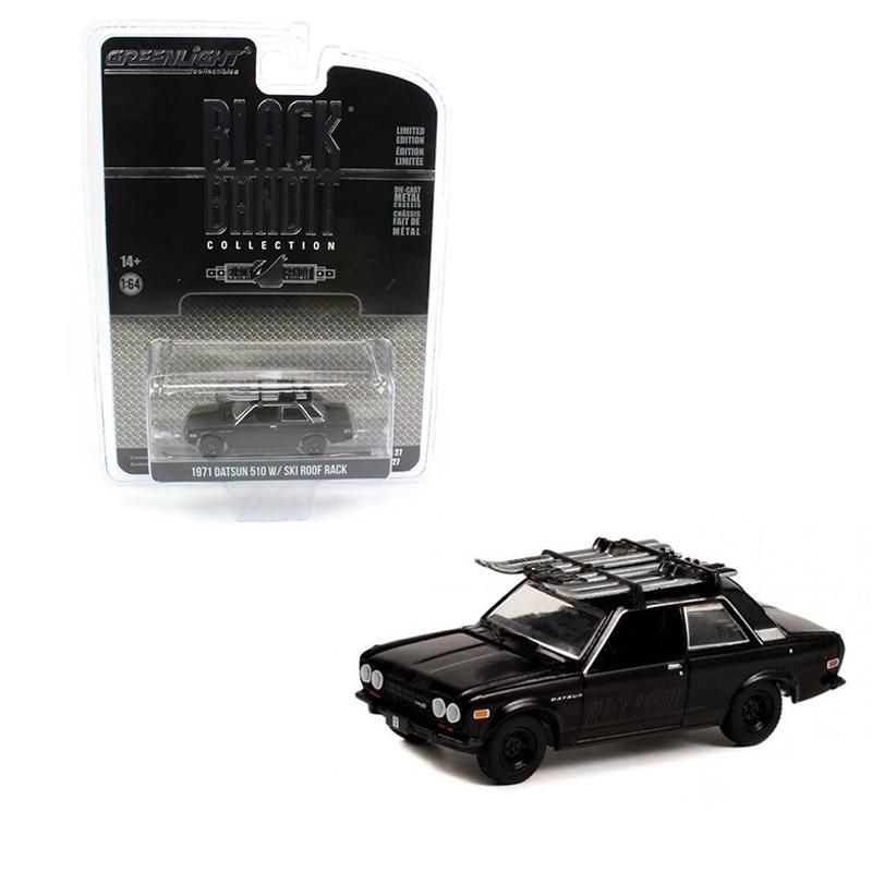 ミニカー GREENLIGHT 1/64スケール ダットサン 510 W スキールーフ