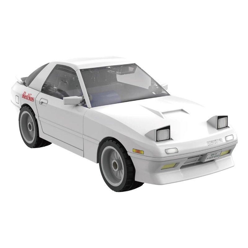 CaDA ブロック Initial D 1:35 Mazda RX-7 FC3S C55016W 頭文字D