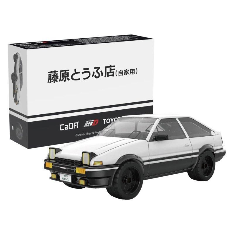 CaDA ブロック Initial D 1:35 Toyota Trueno AE86 C55018W 頭文字D