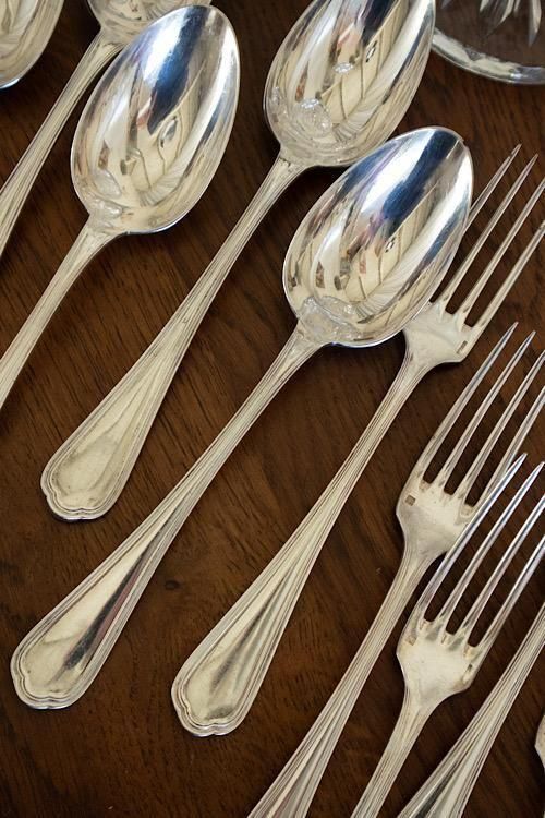 Christofle スプーン＆フォーク | フランスアンティーク antiques ruan