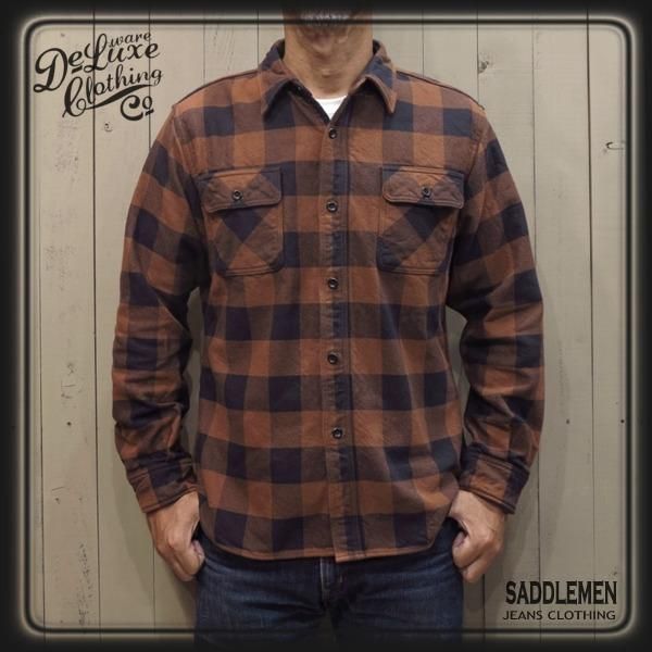 デラックスウエア「50's バッファローチェック」ヘヴィーネルシャツ