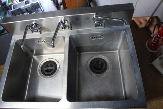 2槽シンク 900×600×800 BG付き - 野口厨房・厨房機器オンライン