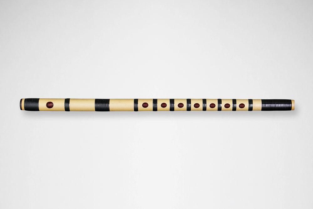 獅子田 竹峰 彫込 黒染籐 総巻 - 獅子田流 篠笛「大塚竹管楽器」