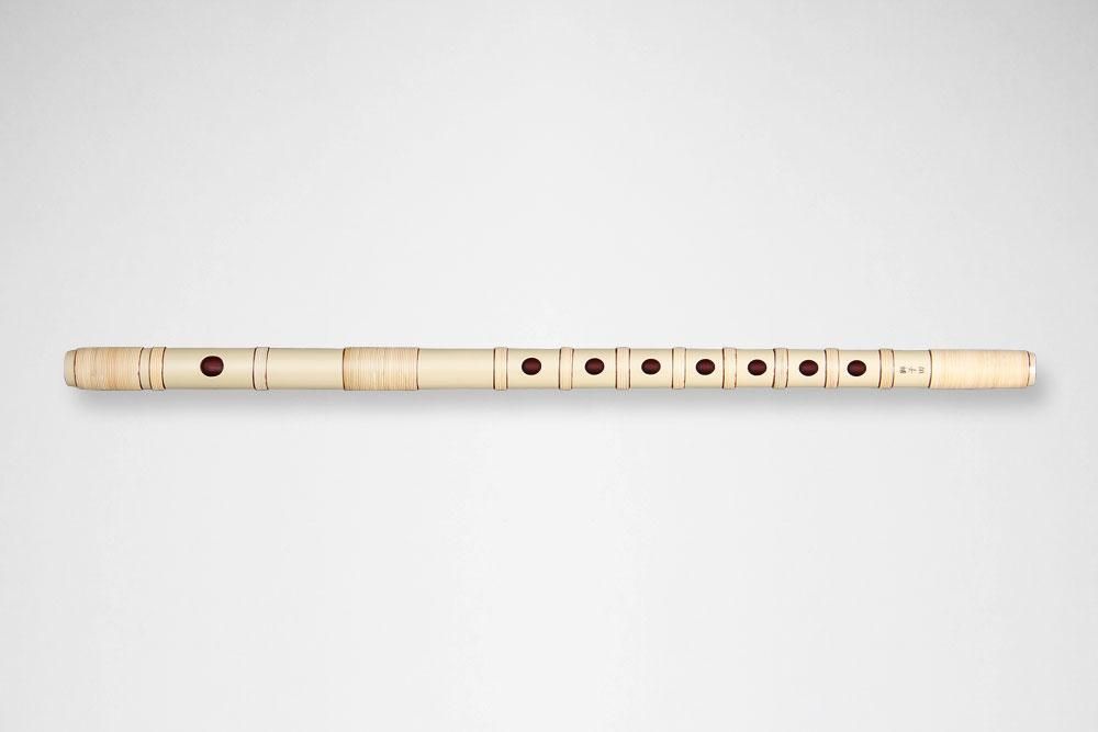 獅子田 竹峰 本漆塗 本重 漆白 - 獅子田流 篠笛「大塚竹管楽器」