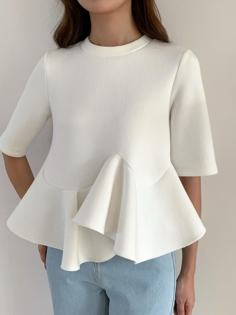 ASYMMETRY PEPLUM TOPS - BIRTHDAY BASH