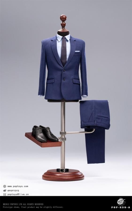 送料無料 1/6 POPTOYS X-39 イングランドスパイ 男性スーツ服と靴