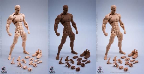 送料無料 1/12 Wind Toys fmw001 超可動男性素体 マンズアクション